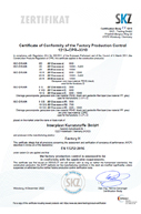 Interplast Certificate EN 13252:2016-3310